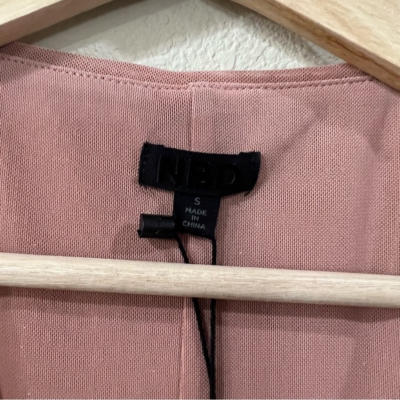 NBD Janet Gold Sequin Wrap Dress Size Small - Picture 4 of 9